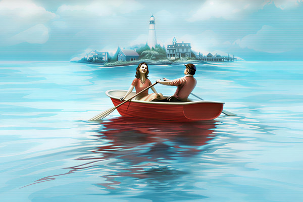 Widow's Bay backdrop