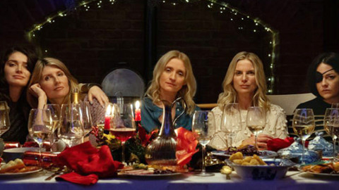 Woman Chaos Repeat backdrop